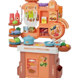 Cozinha Bancada Infantil Mini Chef Com 46 Peças Maxi Toys