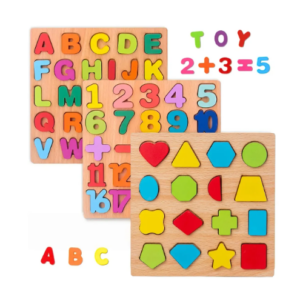 Kit 3 Jogos Brinquedos Educativos Numeros Letras Alfabeto Colorido