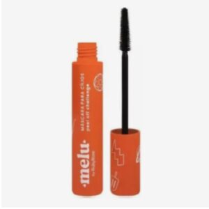 Mascara P/ Cílios Challenge Super Alongamento Melu Peel Off - Like It Ruby Rose Cor Laranja - Super Alongamento