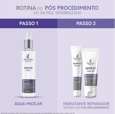 Hidratante Facial Epidrat Calm B5 Para Pele Sensível 50ml Mantecorp - Imagem 3