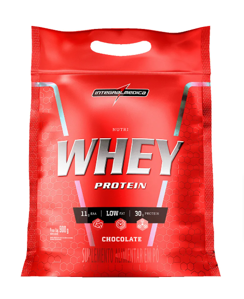 Nutri Whey Protein Pouch Chocolate 900g Integralmédica